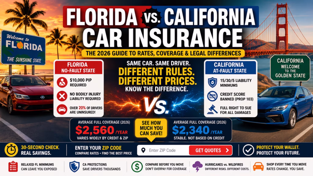 florida-vs-california-car-insurance-the-2026-guide-to-rates-coverage-legal-differences