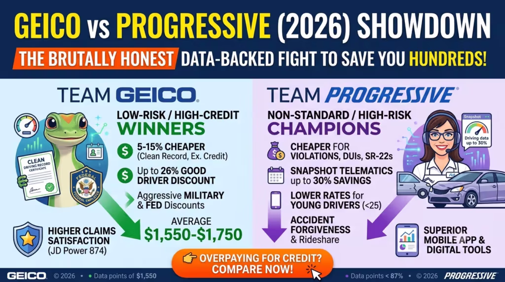 geico-vs-progressive-2026-the-brutally-honest-data-backed-showdown-to-save-you-hundreds