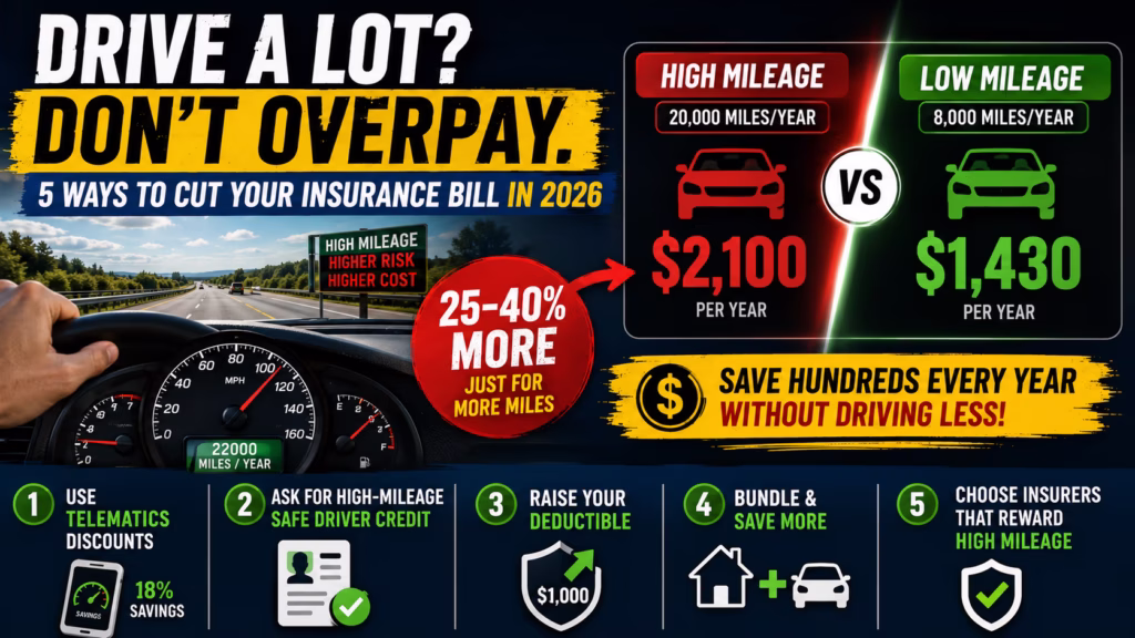 high-mileage-drivers-the-truth-about-insurance-surcharges-and-5-ways-to-cut-your-bill-in-2026