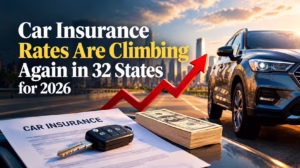 Car Insurance Rates Are Climbing Again in 32 States for 2026