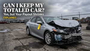 Can I Keep My Totaled Car? Yes, but Your Payout Shrinks Explained