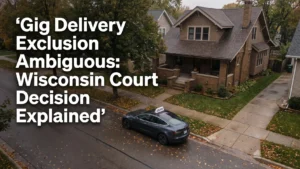 Gig Delivery Exclusion Ambiguous: Wisconsin Court Decision Explained