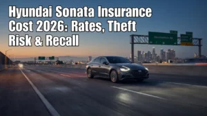 Hyundai Sonata Insurance Cost 2026: Rates, Theft Risk & Recall