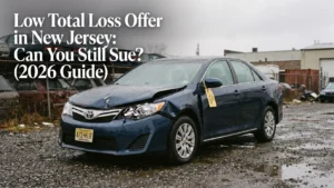 Low Total Loss Offer in New Jersey: Can You Still Sue? (2026 Guide) 