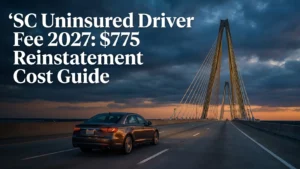 SC Uninsured Driver Fee 2027: $775 Reinstatement Cost Guide