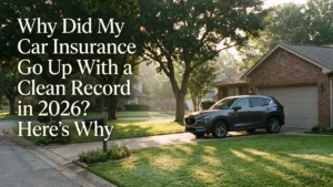 Why Did My Car Insurance Go Up With a Clean Record in 2026? Here’s Why